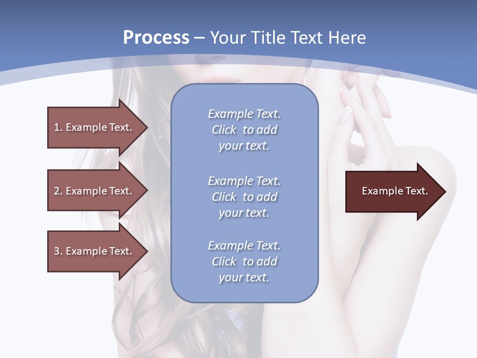 Look Eyes Hair PowerPoint Template