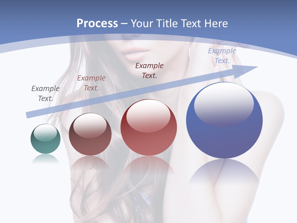 Look Eyes Hair PowerPoint Template