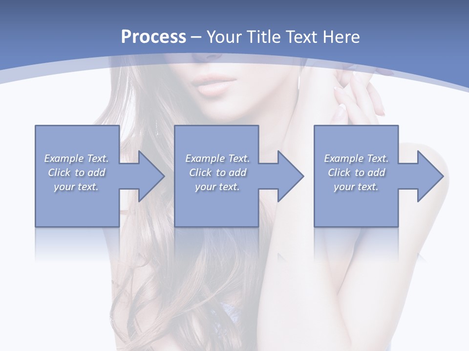 Look Eyes Hair PowerPoint Template