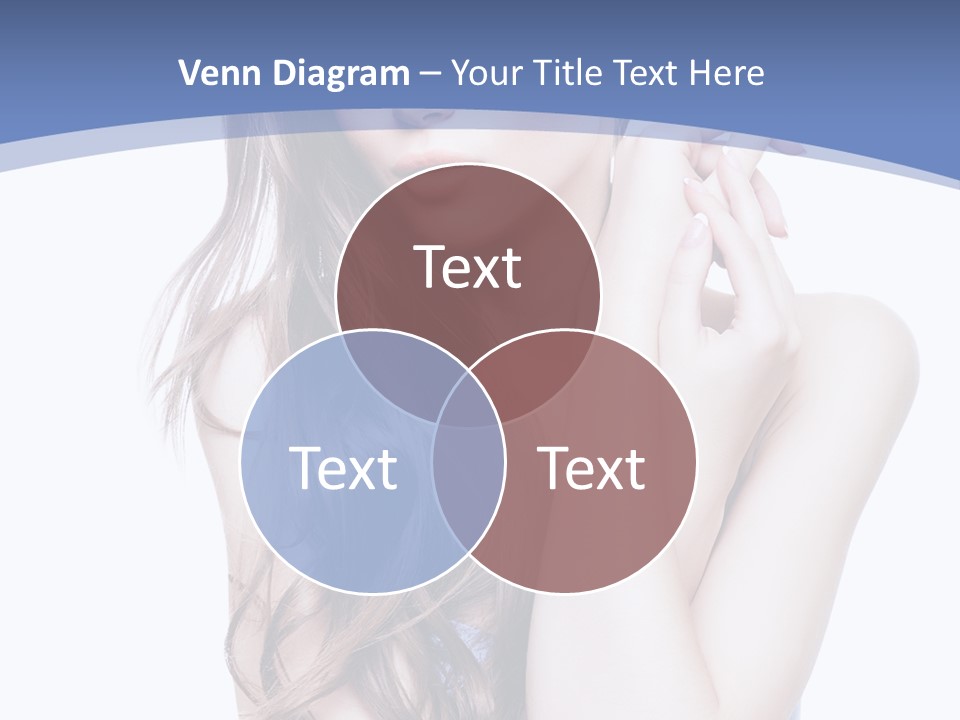 Look Eyes Hair PowerPoint Template