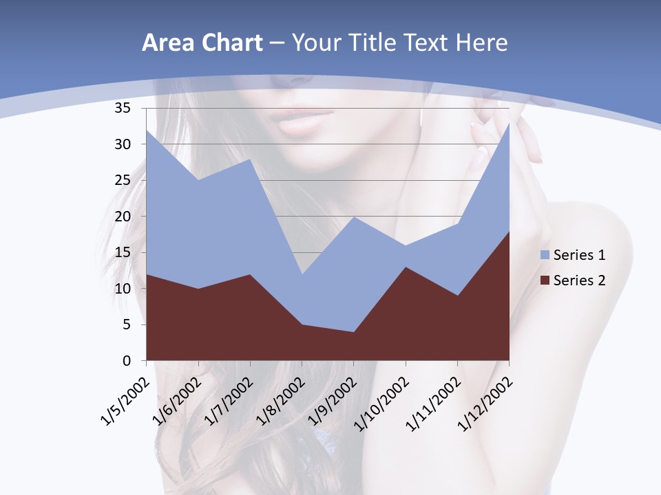 Look Eyes Hair PowerPoint Template