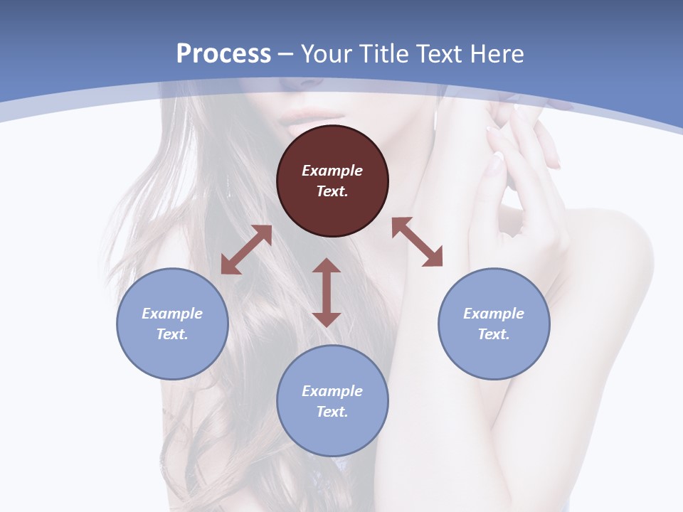 Look Eyes Hair PowerPoint Template