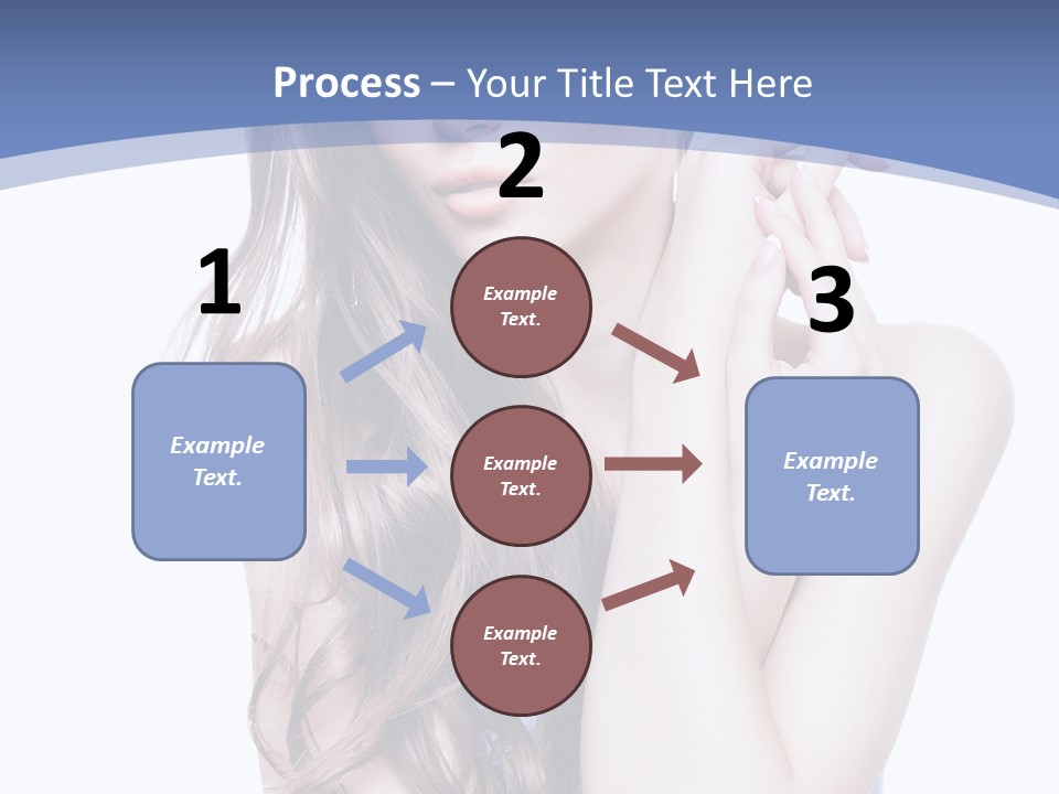 Look Eyes Hair PowerPoint Template