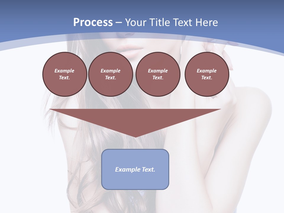 Look Eyes Hair PowerPoint Template