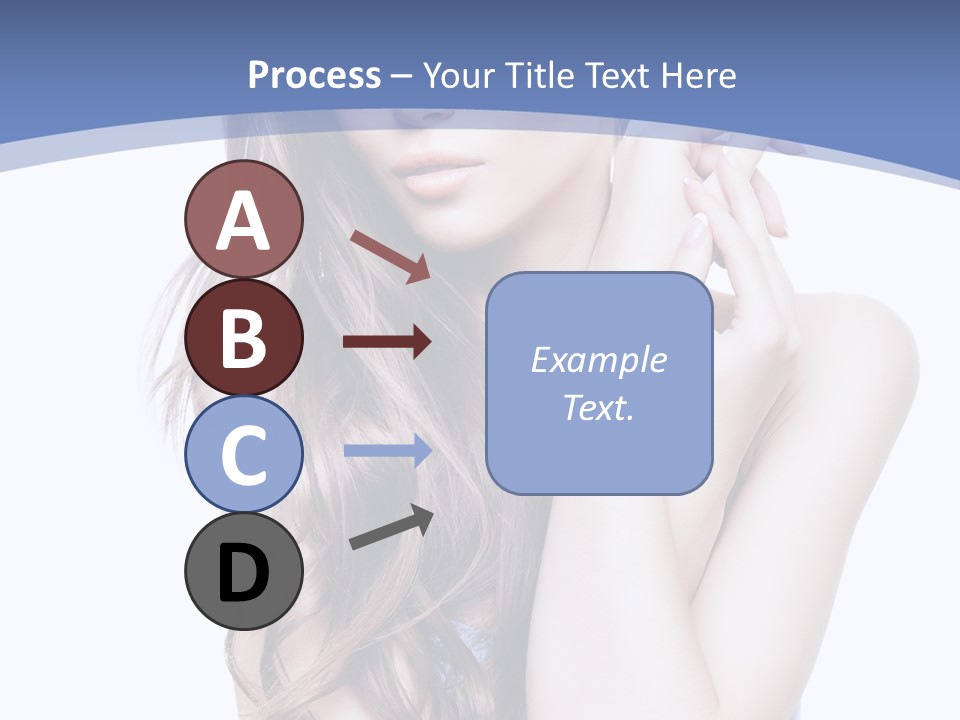 Look Eyes Hair PowerPoint Template