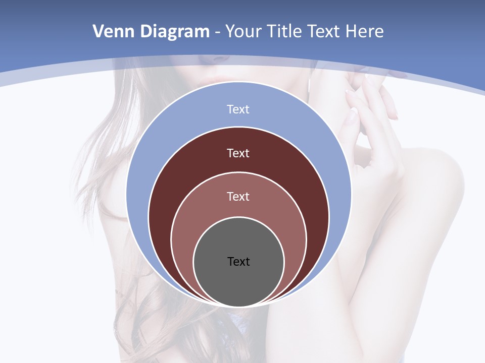 Look Eyes Hair PowerPoint Template