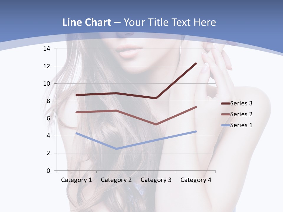 Look Eyes Hair PowerPoint Template