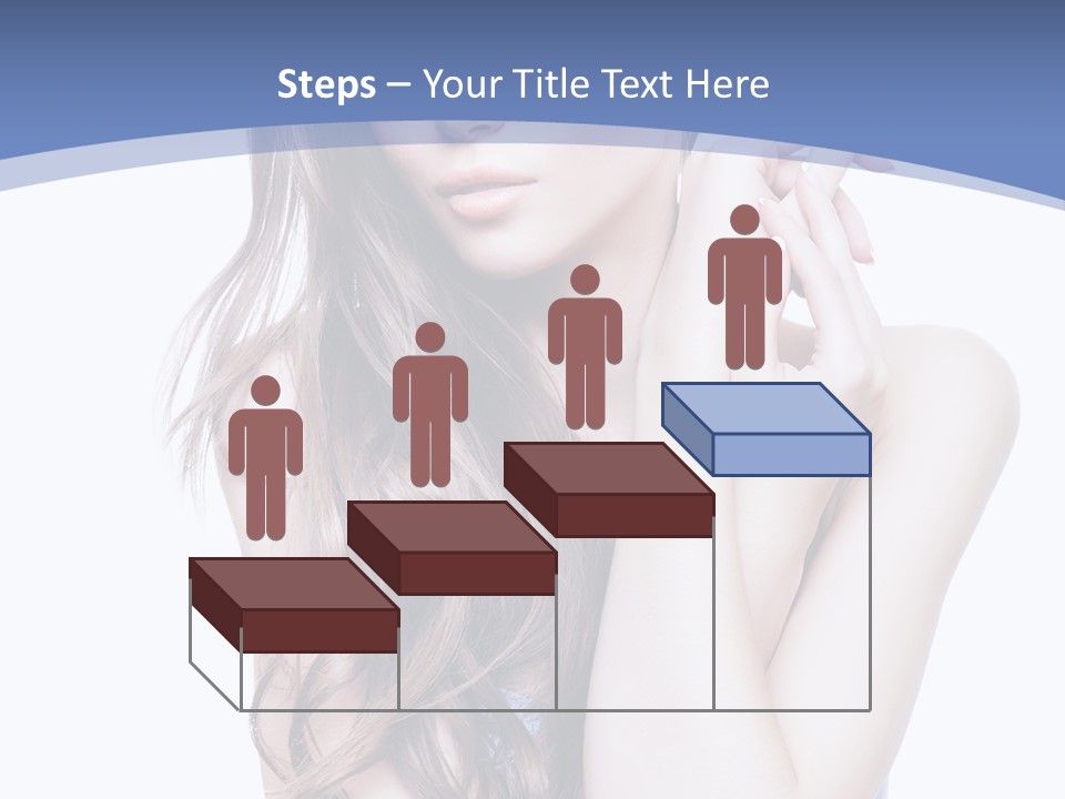 Look Eyes Hair PowerPoint Template