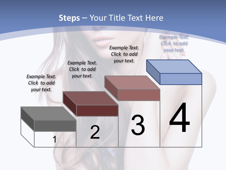 Look Eyes Hair PowerPoint Template