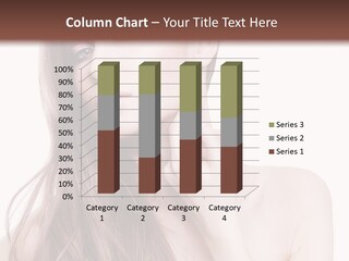 Makeup Caucasian Person PowerPoint Template