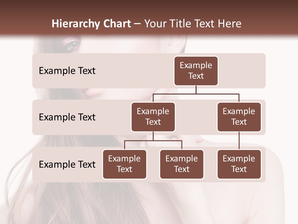 Makeup Caucasian Person PowerPoint Template