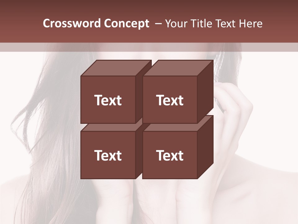 Face Beautiful Femininity PowerPoint Template