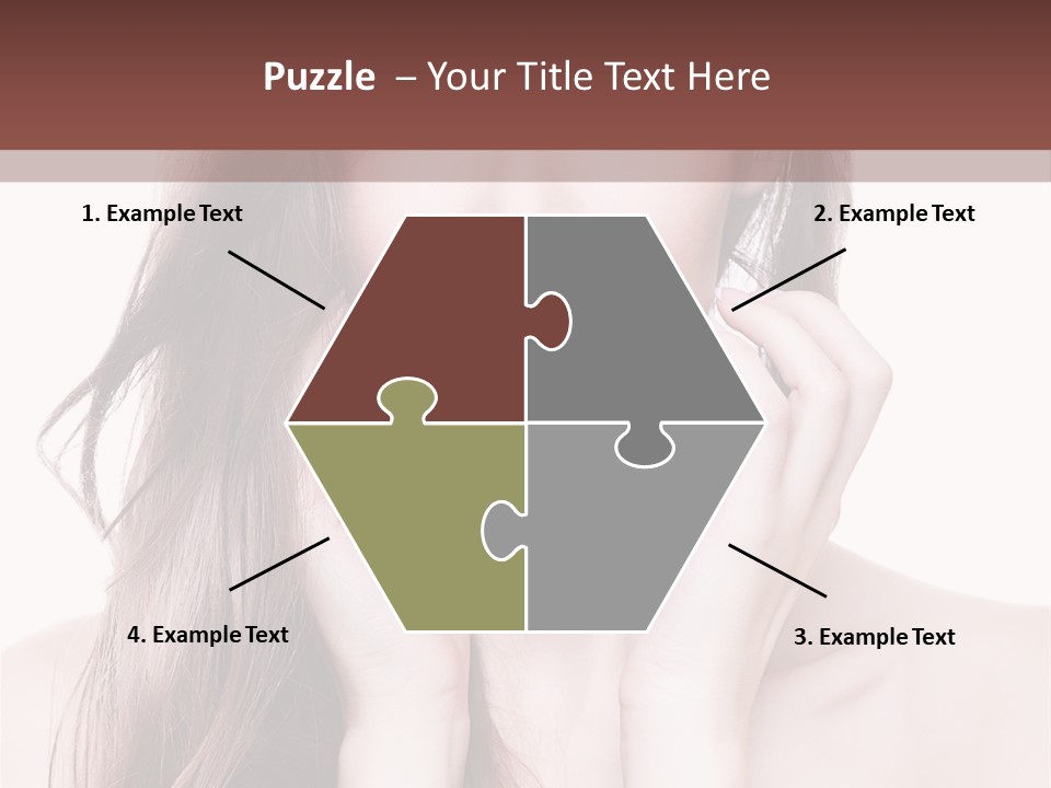 Face Beautiful Femininity PowerPoint Template