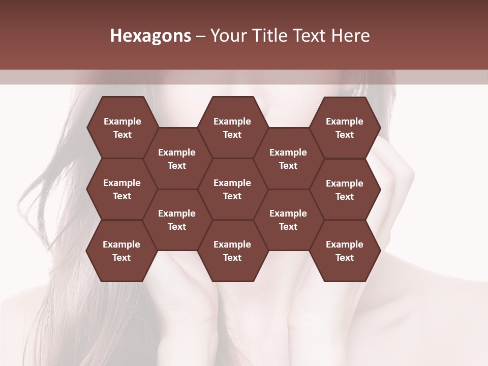 Face Beautiful Femininity PowerPoint Template