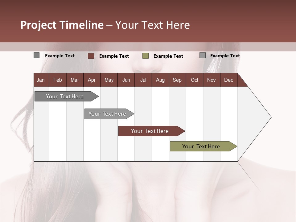Face Beautiful Femininity PowerPoint Template