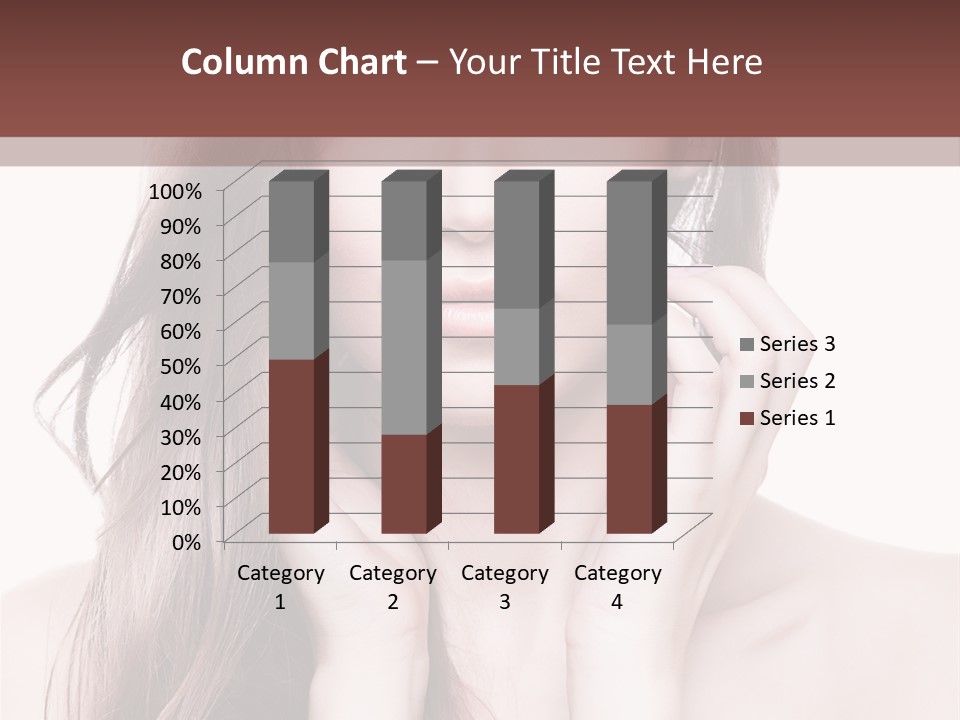 Face Beautiful Femininity PowerPoint Template