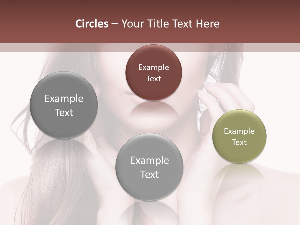 Face Beautiful Femininity PowerPoint Template