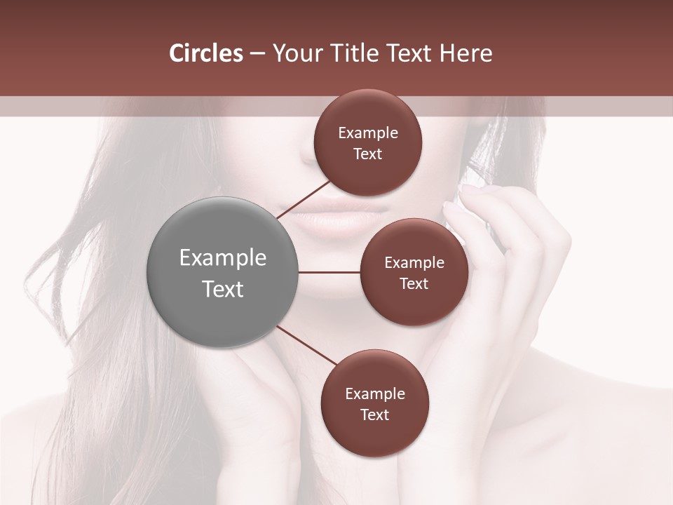 Face Beautiful Femininity PowerPoint Template