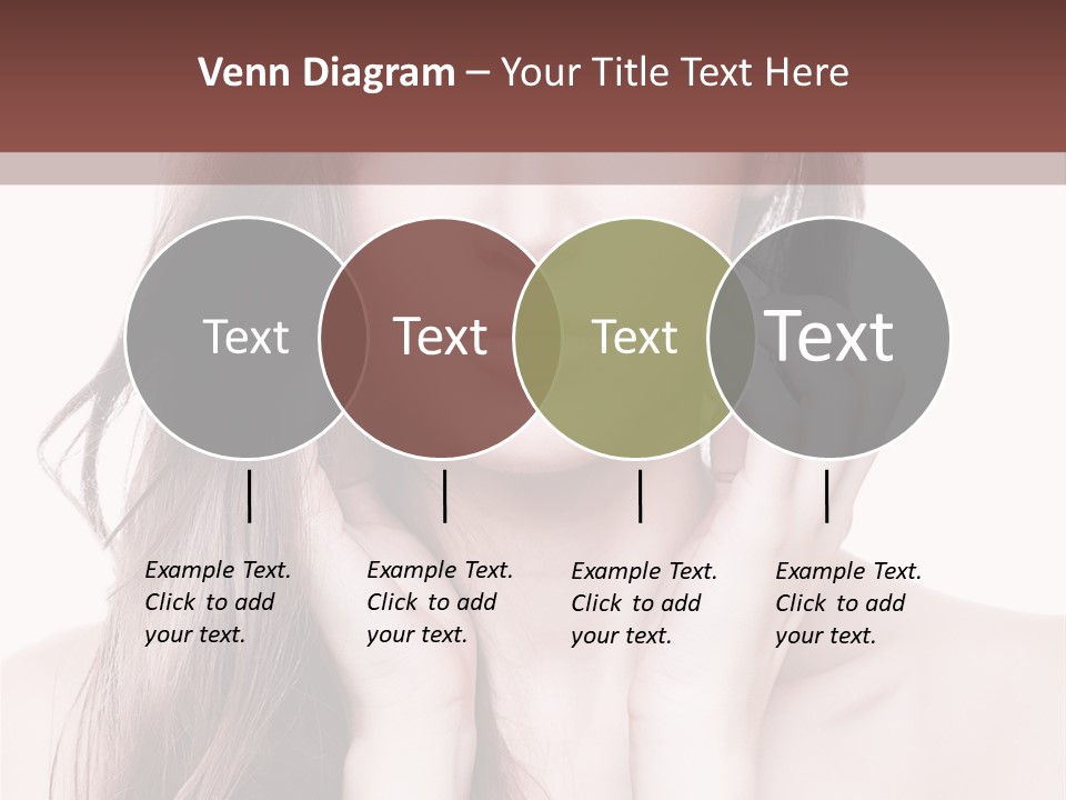 Face Beautiful Femininity PowerPoint Template