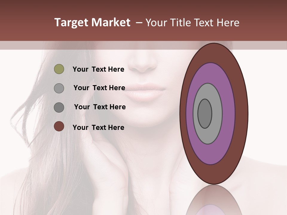 Face Beautiful Femininity PowerPoint Template