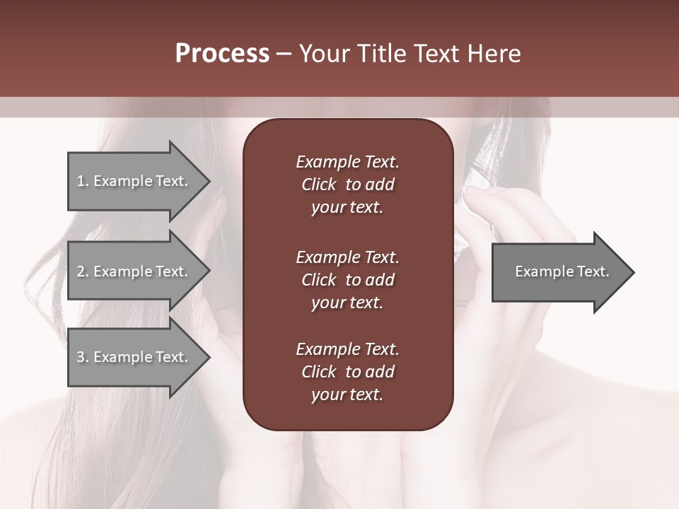 Face Beautiful Femininity PowerPoint Template