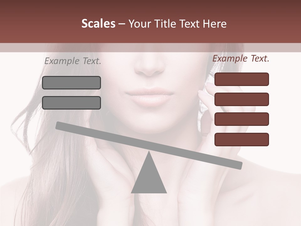 Face Beautiful Femininity PowerPoint Template