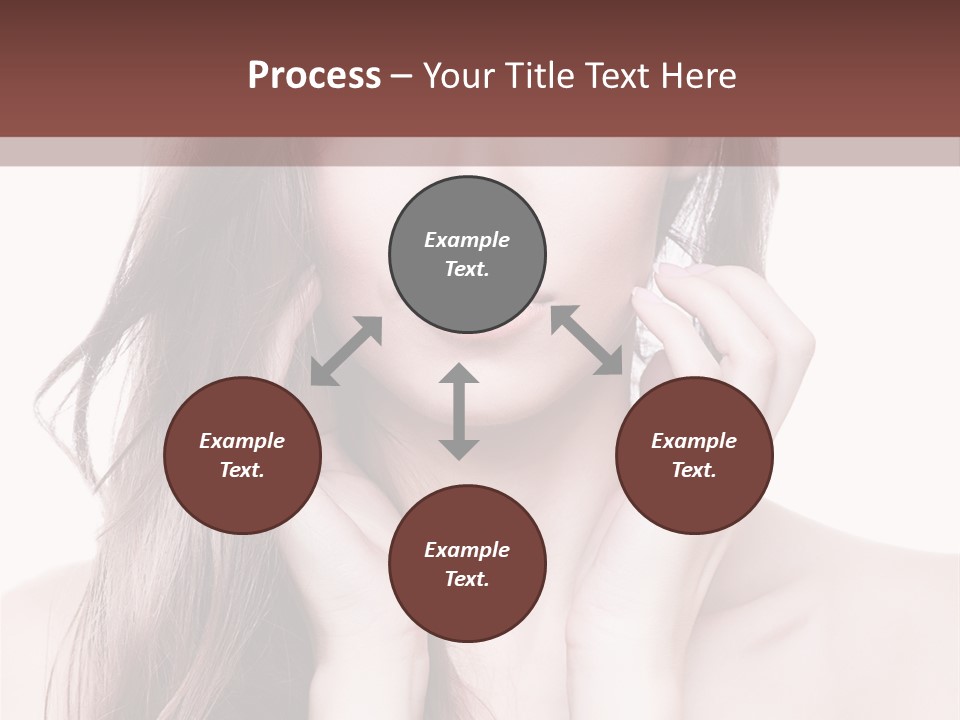 Face Beautiful Femininity PowerPoint Template