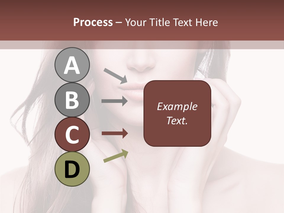 Face Beautiful Femininity PowerPoint Template