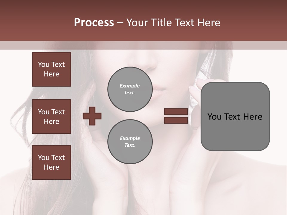 Face Beautiful Femininity PowerPoint Template