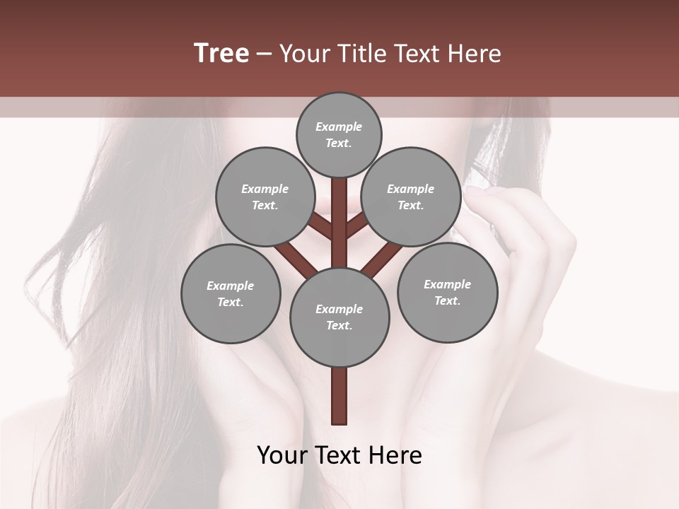 Face Beautiful Femininity PowerPoint Template