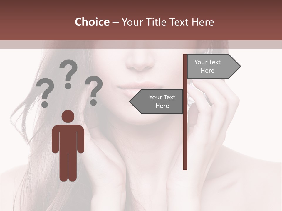 Face Beautiful Femininity PowerPoint Template