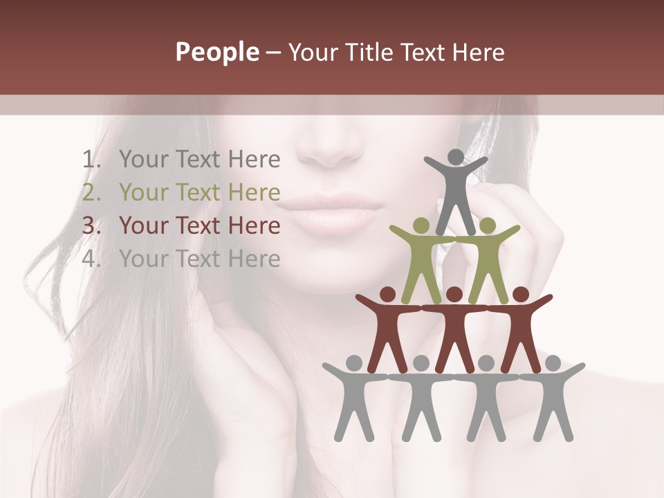 Face Beautiful Femininity PowerPoint Template