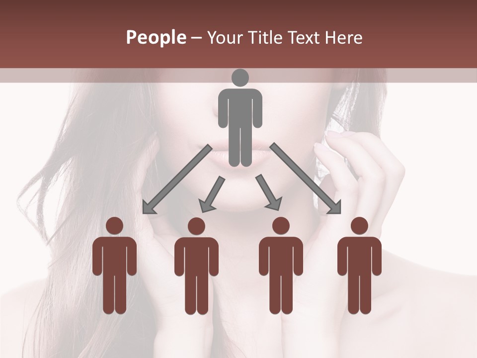 Face Beautiful Femininity PowerPoint Template