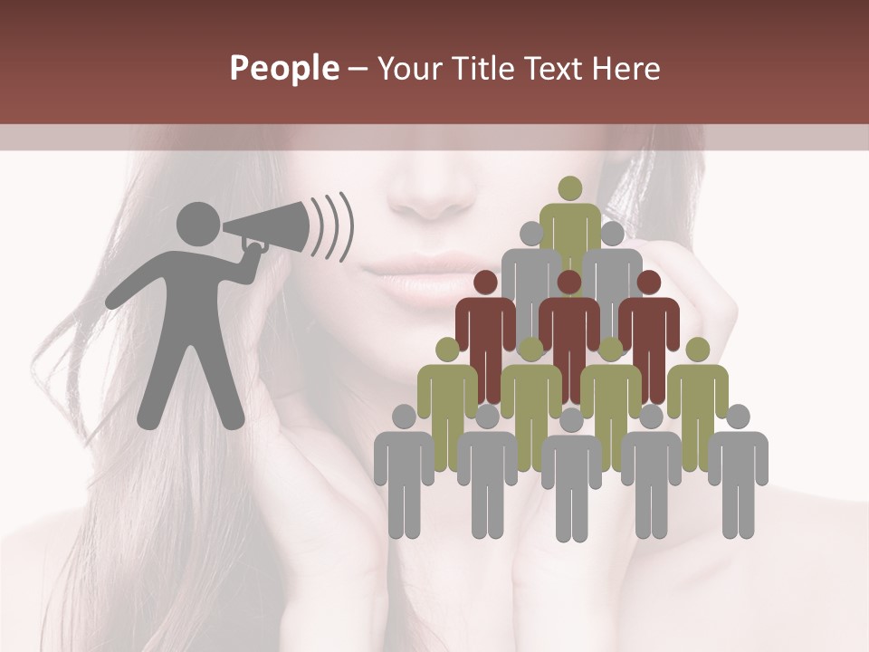 Face Beautiful Femininity PowerPoint Template