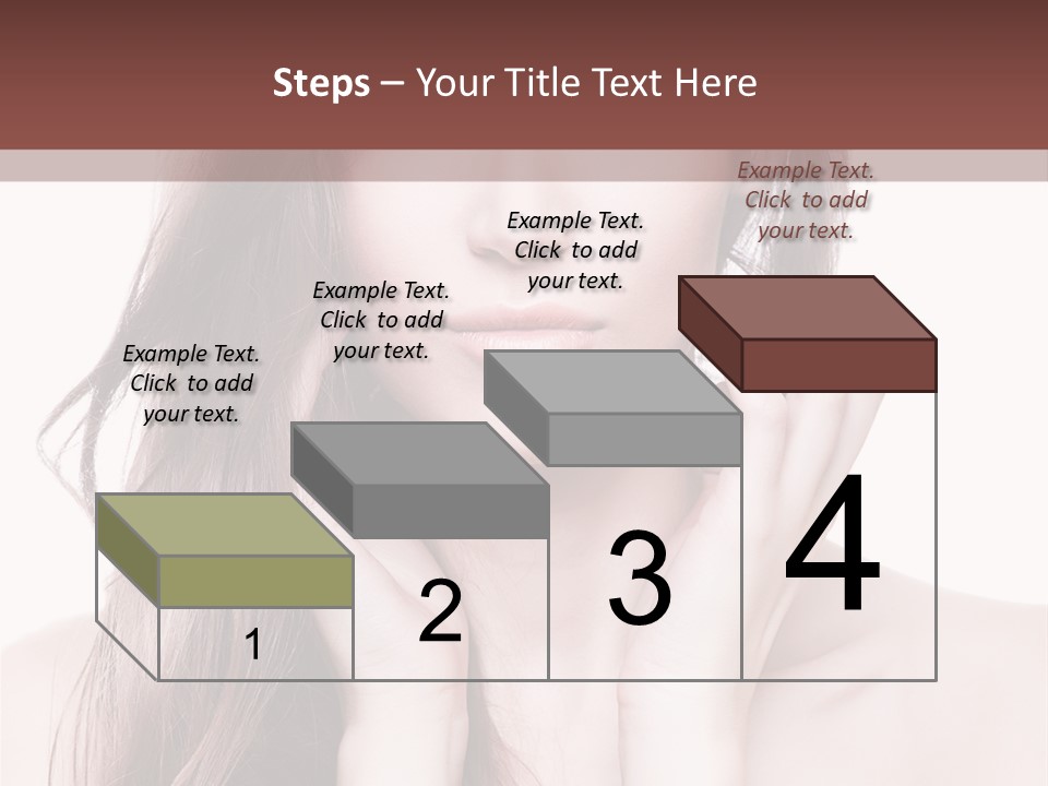 Face Beautiful Femininity PowerPoint Template