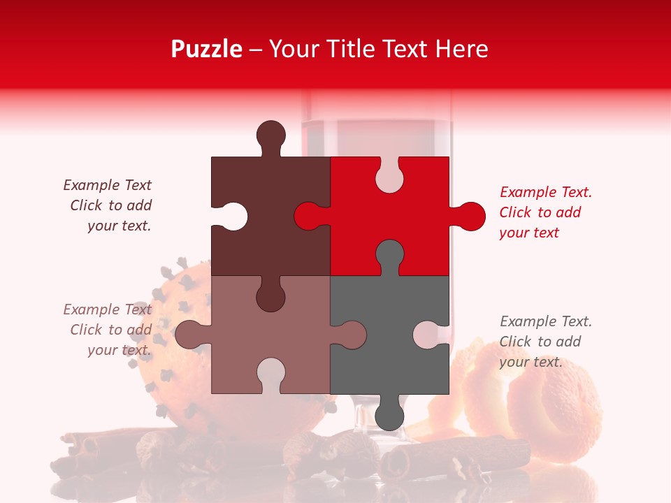 Punch White Cinnamon PowerPoint Template