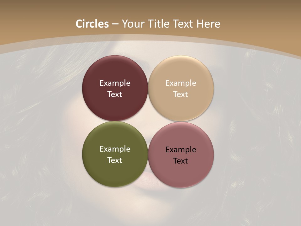 White European Model PowerPoint Template