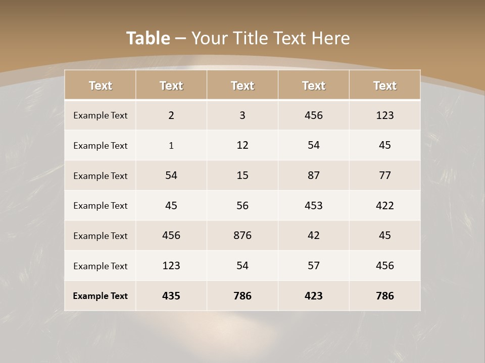White European Model PowerPoint Template