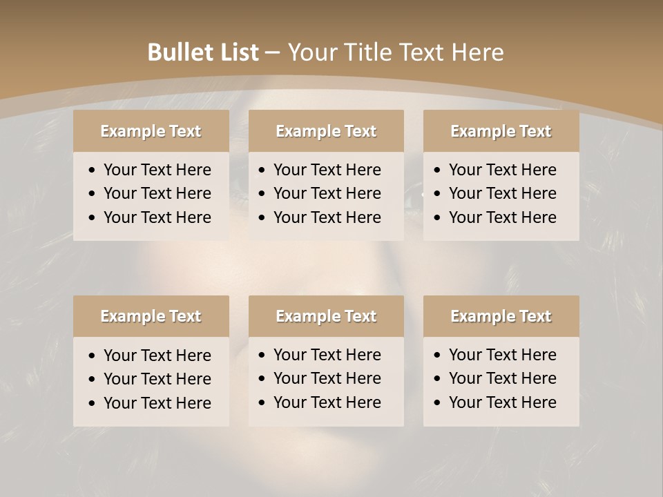 White European Model PowerPoint Template