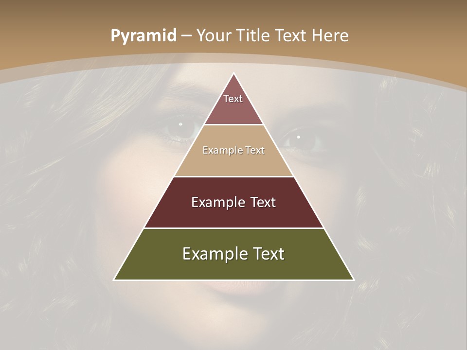 White European Model PowerPoint Template