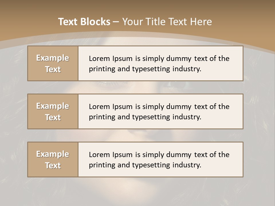 White European Model PowerPoint Template