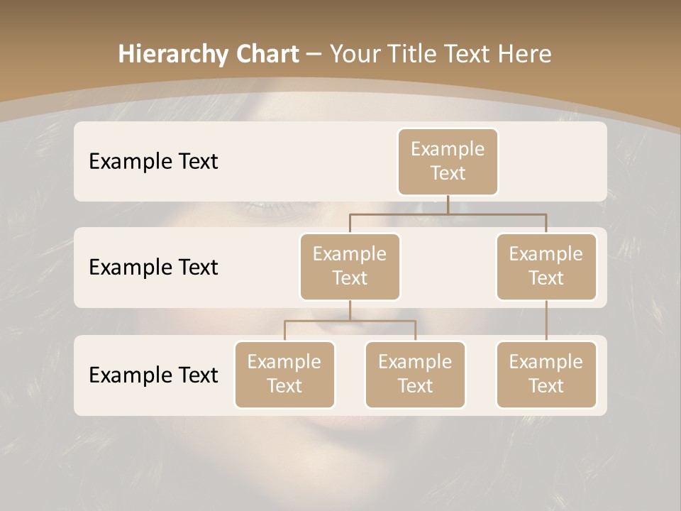 White European Model PowerPoint Template