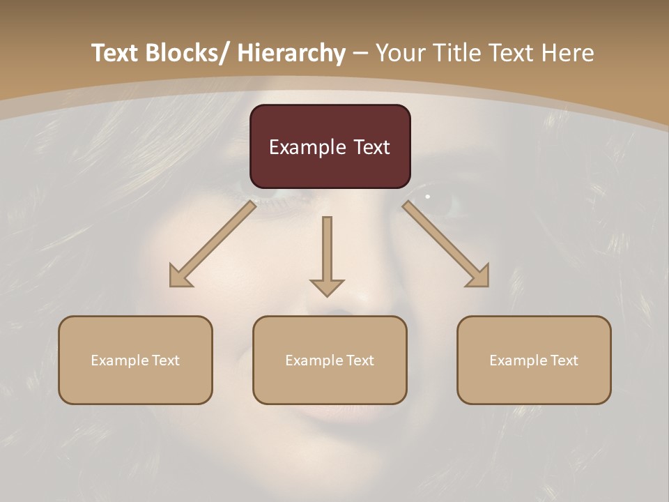 White European Model PowerPoint Template