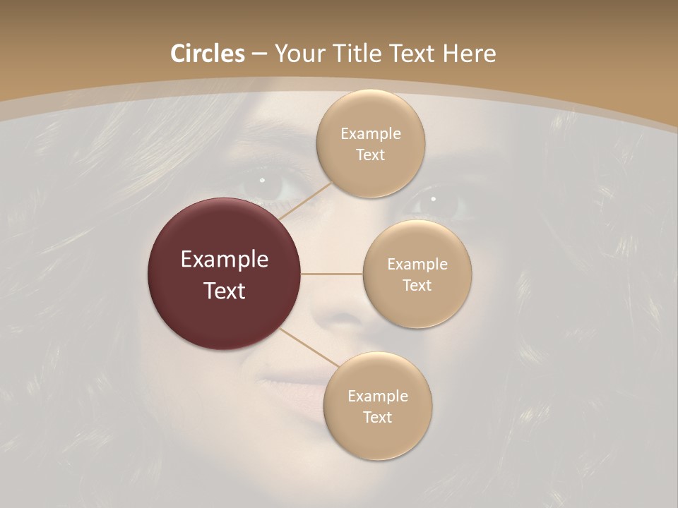 White European Model PowerPoint Template