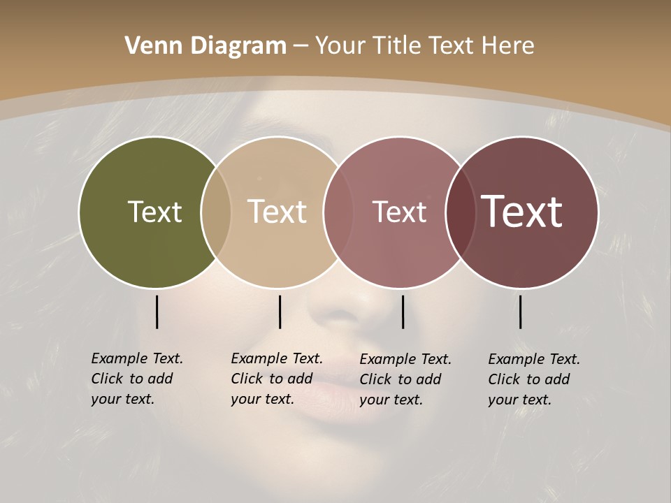 White European Model PowerPoint Template