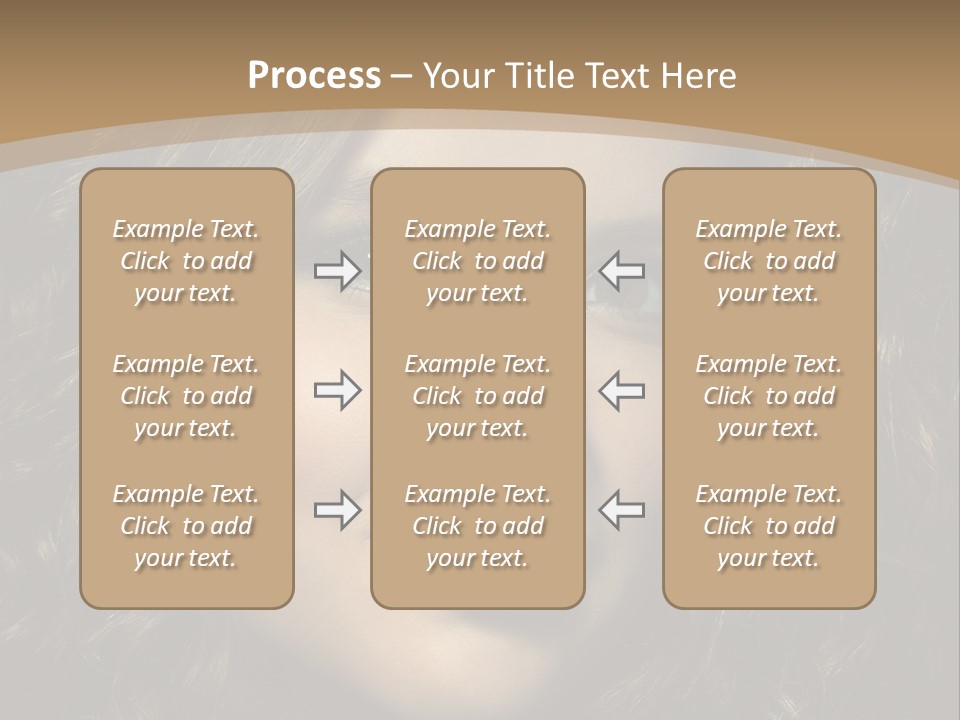 White European Model PowerPoint Template