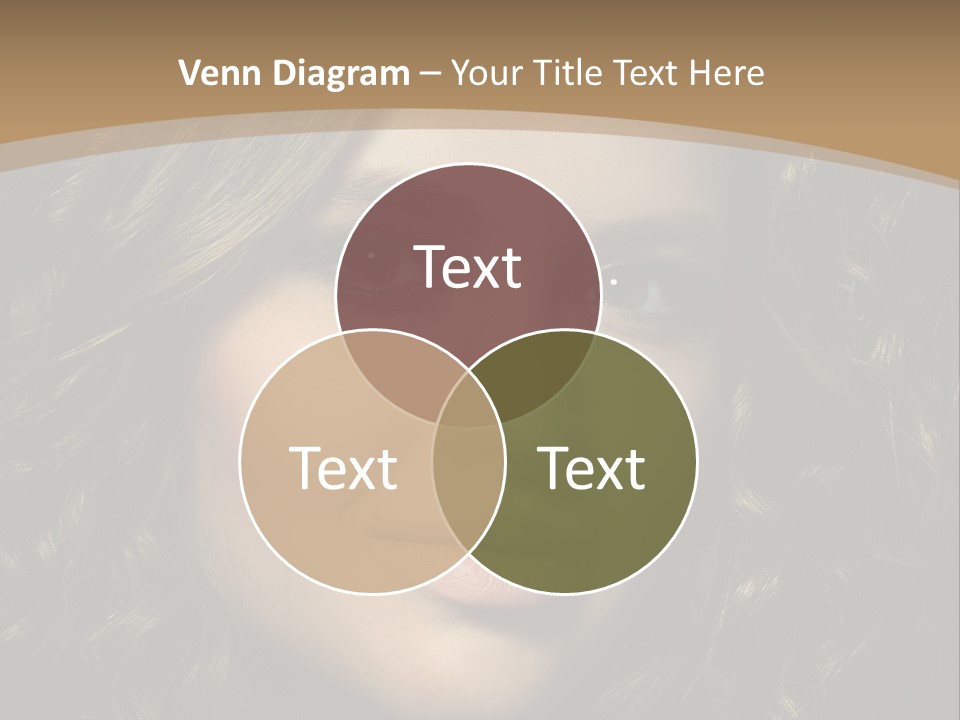 White European Model PowerPoint Template