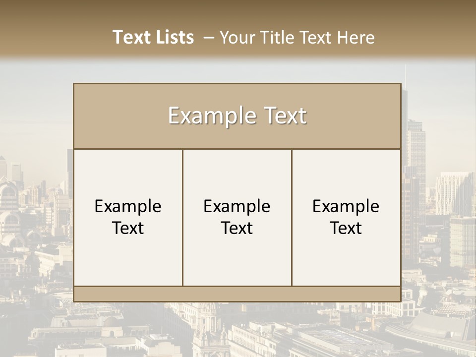 Glass City Finance PowerPoint Template