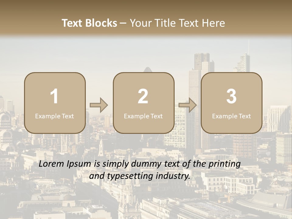 Glass City Finance PowerPoint Template