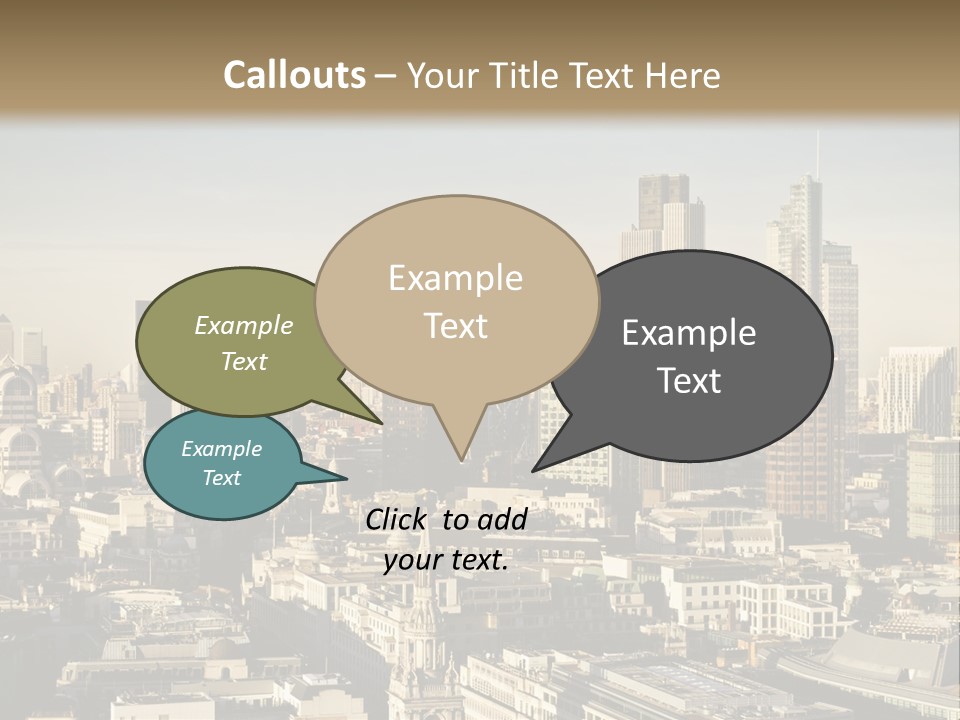 Glass City Finance PowerPoint Template